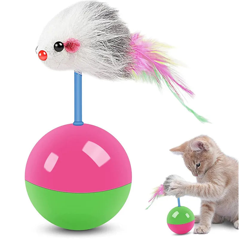 Cat Toy Tumbler Mouse Teasing Cat Deboredom Caged Mouse Toy Self Hilarious Deboredom Cat Toy Pet Toys