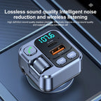Car Bluetooth Receiver USB U Disk Read PD20w Fast Charging Digital Display Car Mobile Phone Adapter FM Transmiter For Cellphones