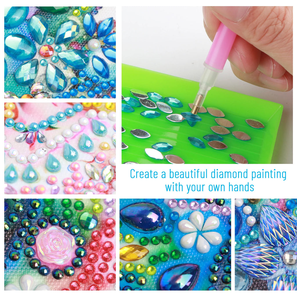 DIY Beautiful Night Diamond Art Painting Kits,Diamond Dots Art Paintings for Beginners and adults for Home Wall Decorate Gift