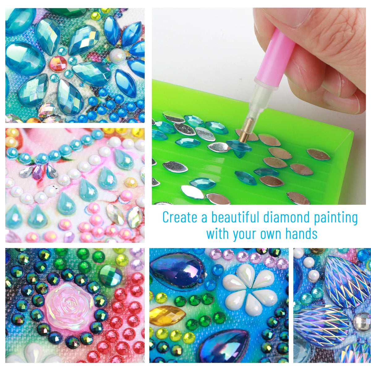 DIY Beautiful Night Diamond Art Painting Kits,Diamond Dots Art Paintings for Beginners and adults for Home Wall Decorate Gift