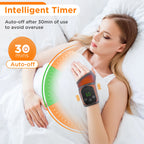 Cordless Wrist Hand Heated Massager Vibration Electric Hand Wrap Band Joint Wrist Support Brace Pain Relief Belt