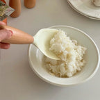 Wooden Handle Silicone Rice Spoon, Heat-Resistant, Anti-Scald, Odor-Free, for Home & Restaurants