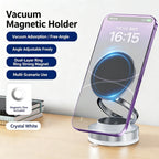 Magnetic Suction Cup Phone Mount for Magsafe 360° Adjustable Magnetic Car Phone Holder Pocket Size Foldable Car Mount