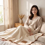 Fall Winter Simple Solid Artificial Lambswool Blanket Thickened Warm Multi-functional Blankets Soft Skin-friendly Cozy Blanket
