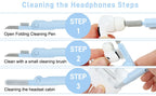 7-in-1 Computer Keyboard Cleaner Brush Kit Earphone Cleaning Pen For Headset Keyboard Cleaning Tools Cleaner Keycap Puller Kit