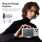Baseus 5000mAh Magnetic Power Bank 15W PD 20W Wired Charging Thin Card-Sized Slim Portable Powerbank for iPhone 17 Samsung