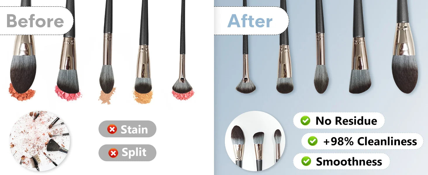 3-in-1 Electric Makeup Brush Cleaner & Dryer Fully Automatic Quick-Drying Tool No Damage to Brush Bristles Beauty Accessory