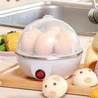 Automatic Electric Egg Steamer 7 Eggs Capacity Double Layer Design for Custard Boiling Poaching Fast Breakfast Kitchen Appliance