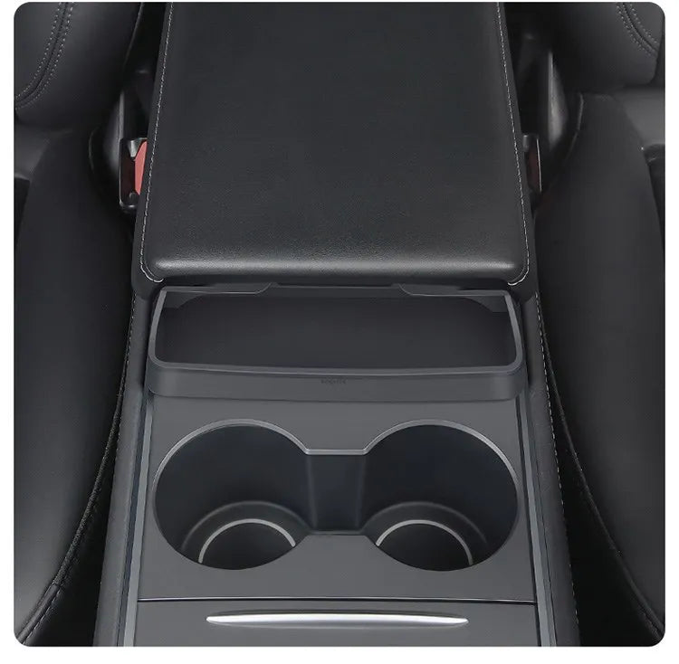 For Tesla Model 3 Model Y Accessories 2023 Central Control Armrest Box Phone Pocket Car Glasses Case Storage Tray Auto Parts