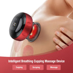 Intelligent Vacuum Cupping Massager 12 Gear Heating Body Gua Sha Back Neck Arm Cupping Massager LCD Display USB Charging