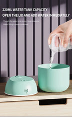 250ML Mini USB Air Humidifier Aroma Diffuser Essential Oil Cool Mist Maker RGB LED Night Light Quiet for Home Car Office Bedroom