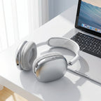 Wireless Bluetooth Headphones Over Ear HIFI Stereo Bass Headset Support TF Card 3.5mm Wired Audio Foldable Adjustable Headphones for Phone PC Laptop