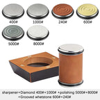 4 Angles Rolling Knife Sharpener Kit For Straight Edge Roller Knife Sharpening With Industry Diamonds Whetstone Chef Knife Set