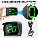 NEW Universal Car GPS Digital HUD Speedometer Dual Chips KMH MPH Reminder Meter HD LCD Display Plug Play For All Vehicle PH043