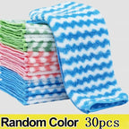 Microfiber Cleaning Cloth Velvet Thickened Dishcloths High Absorbent Scouring Kitchen Washing Dish Rags Household Wipe Towels