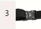2PC Tactical Waist Belt - Durable Automatic Buckle, Perfect for Outdoor Adventures, Unisex Accessories for Men and Women