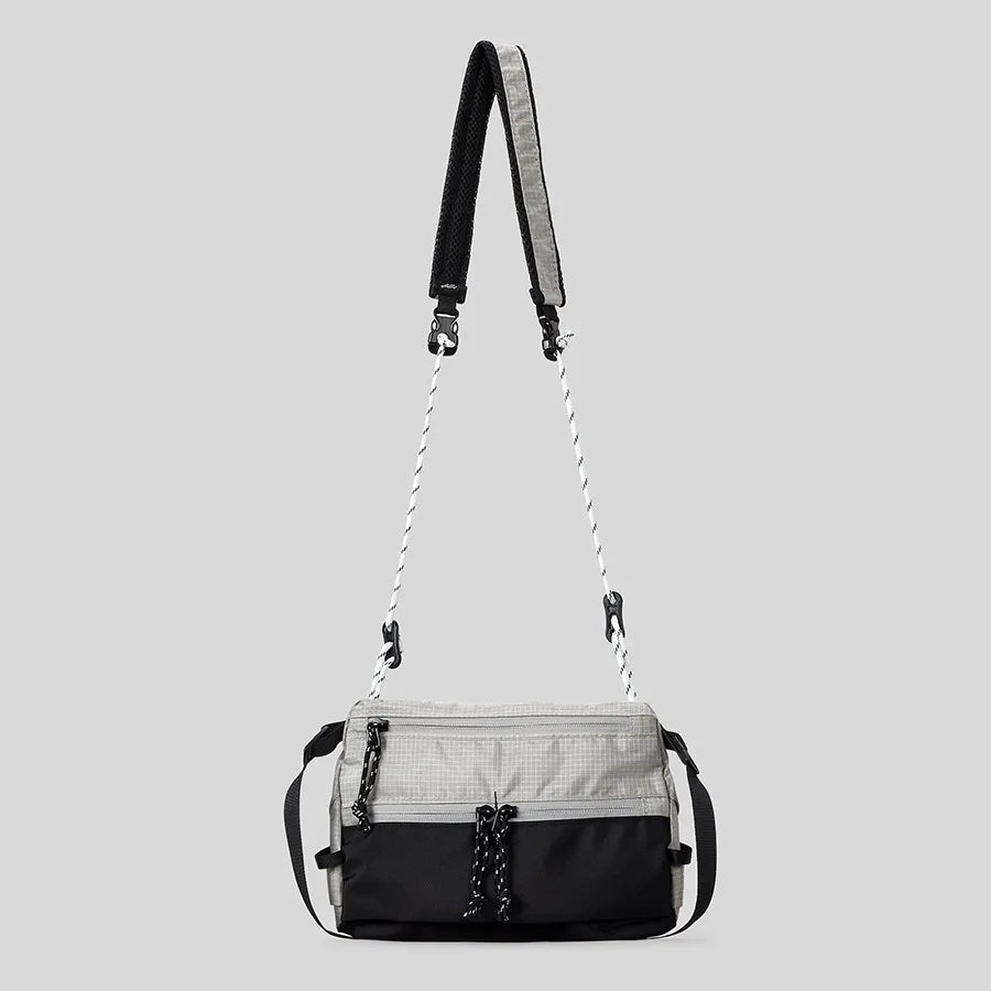 Outdoor Sports Crossbody Sling Bag Nylon Retro Waterproof Tear-Resistant for Cycling Running Hiking Outdoor Essentials