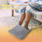 Electric Heating Foot Pad Washable Feet Warmer Household Soft Plush Thermal Heating Blanket Foot Warming Mat Home Office Bedroom