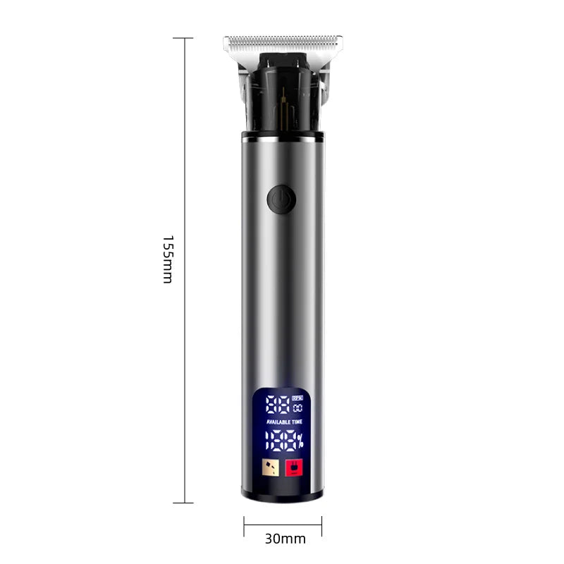 Electric Hair Clipper for Home Use, Hair Salon Specific Oil Head Carving Hair Clipper, Shaving Head Divine Tool