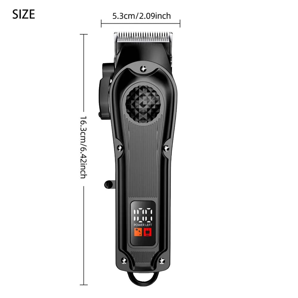 Professional Hair Clipper for Men, Electric Barber Clipper Cordless Rechargeable Hair Cutting Clippers, Men's Hair Cutting Tools