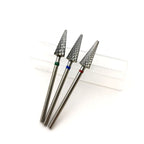 HYTOOS Cone Shape Nail Drill Bit Carbide Milling Cutter For Manicure Rotary Burr Electric Drill Accessories Tool