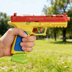 SIG17/USP Building Block Toy Gun Shell Throwing Continuous Firing Airsoft Blowback Empty Hanging Toy Pistol for Outdoor CS Game