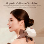 Bionic Pressure Neck Massager Back and Shoulder Massager Electric Kneading Neck Deep Massage Muscle Relax