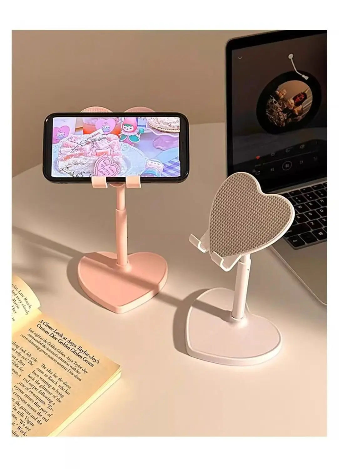 Adjustable Lifting Phone Stand Tablet Computer Lazy Desktop Multifunctional Extendable Cute Design Universal Tool for Stand