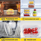 48PCS BPA-Free Food Storage Set – 24 Airtight Containers with Lids & Labels for Kitchen, Pantry & Travel - Nexvibe