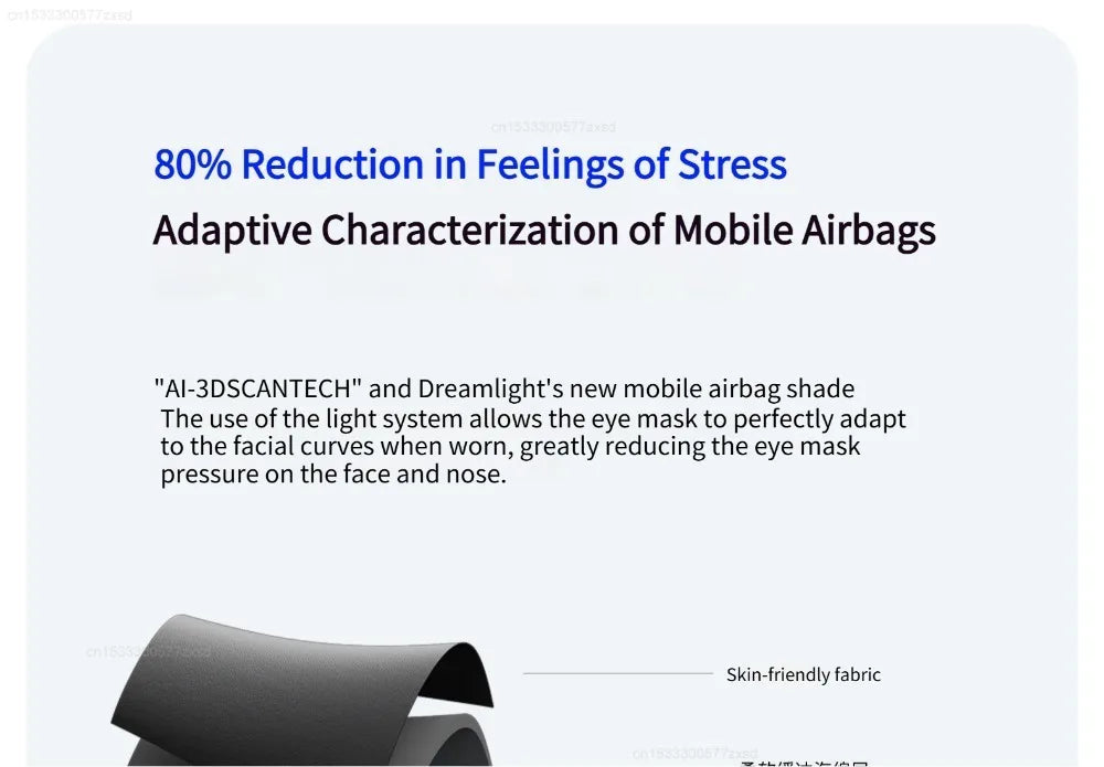 Dreamlight 4S Eye Mask Sleep 3D Stereoscopic Sleep Aid for Men Women Adult for Sleeping Block Portable Eye Mask Travel
