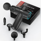LEERCON Mini Massage Gun, 6 Speeds 4 Heads, Portable Fascial Gun Deep Tissue Massager, Muscle Fatigue Relief for Gym Travel, Gift