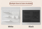 Home & Office Desktop Pegboard: Height-Adjustable Standing Storage Rack for Supplies, Also for Decorative Figurine Display