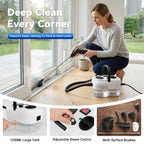 2500W High Temperature Steam Cleaner 110V Portable Handheld Steam Cleaning Machine With Multiple Accessories US Plug