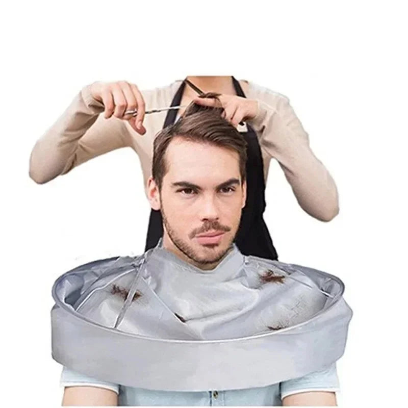 Barber Adult Children Haircut Cloak Foldable Dye Aprons Hair Cutting Hairdressing Cape Breathable Household Haircut Tool Ca