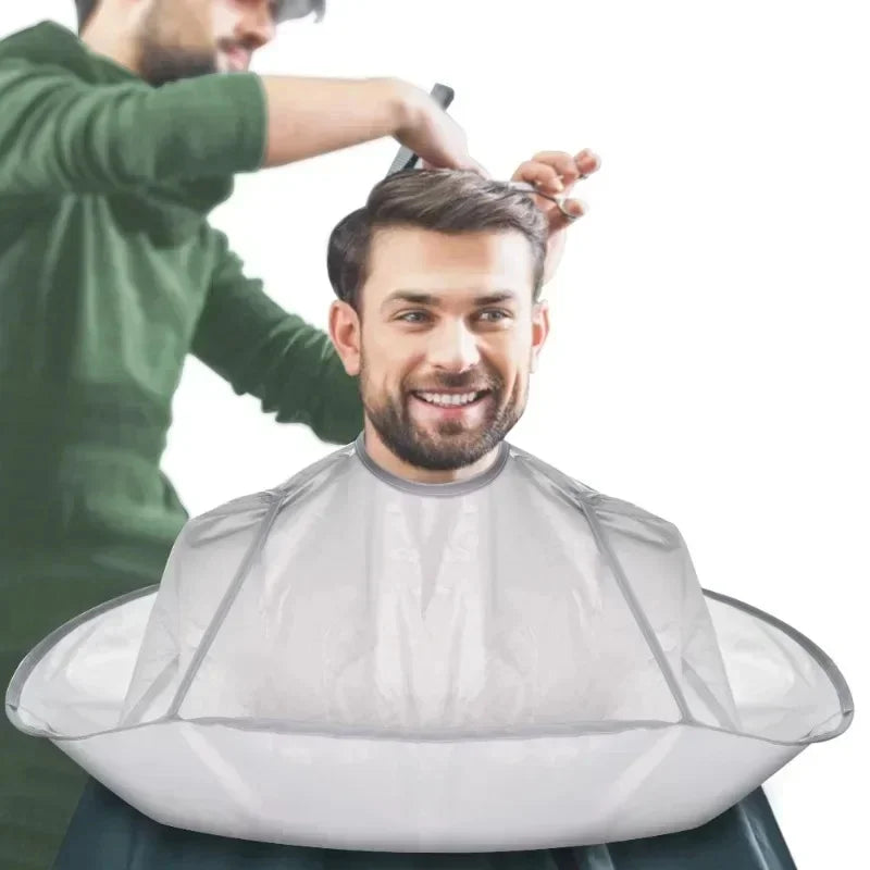 Barber Adult Children Haircut Cloak Foldable Dye Aprons Hair Cutting Hairdressing Cape Breathable Household Haircut Tool Ca