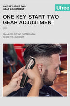 Ufree Electric Hair Cutting Machine Beard Trimmer Hair Clipper Rechargeable Man Shaver Trimmer Barber Professional Hair Trimmer