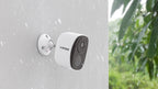H.VIEW PIR Battery Powered Camera Wireless Outdoor, 2K 3MP WiFi Security Camera with Spotlight Siren, 2-Way Audio, Waterproof