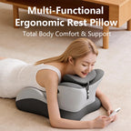 Multifunctional Memory Foam Prone Reading Pillow Relieve Neck Arm Fatigue Removable Headrest Anti-Slip Ideal for Bed Reading Wat