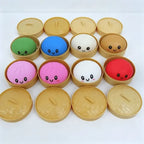 Random Slow Rising Squishy Set, Cheese Bun Dumpling Bread Bear Squeeze Toys, Sensory Stress Relief for Adults