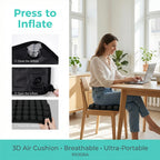 49 Cell Air Seat Cushion for Office & Home & Outside Etc / The Product Comes with a Transparent, Matte-Finish Bag.