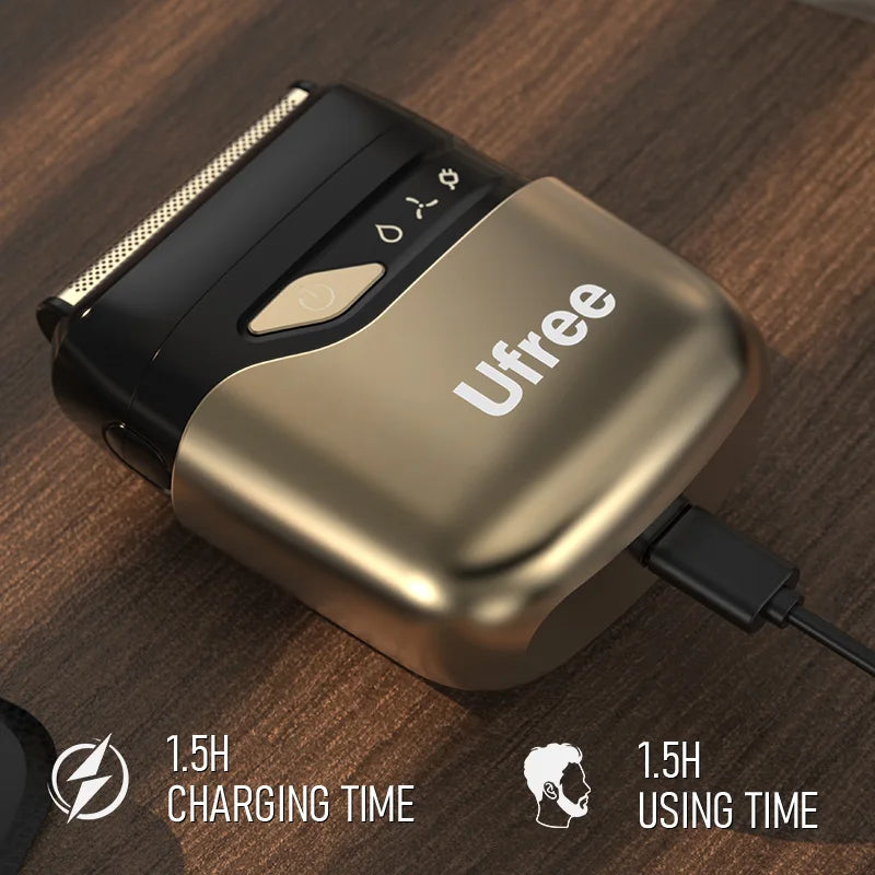 Ufree Electric Razor for Men, Foil Shaver with 2 Foil Heads,  Home appliance Electric Shaver, Wet Dry Cordless Razor, Chargeable