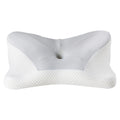 JHK King Size Ergonomic Memory Foam Bed Pillow with Cooling Pillowcase Cervical Contour Pillows For Back Stomach Sleepers