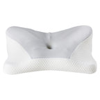 JHK King Size Ergonomic Memory Foam Bed Pillow with Cooling Pillowcase Cervical Contour Pillows For Back Stomach Sleepers