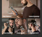 Electric Hair Clipper for Home Use, Hair Salon Specific Oil Head Carving Hair Clipper, Shaving Head Divine Tool
