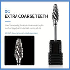 Tungsten Carbid Nail Drill Bits Electric Manicure Drill Accessory Milling Cutters for Nail Gel Polish Remover Nail Tools Efiles
