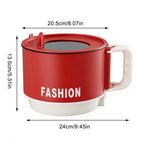 Mini Electric Cooker Portable Rapid Heat Hot Pot for Noodles Soup Steak - Easy Operation Camping Electric Pot