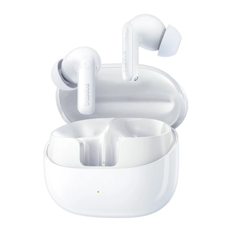 Baseus Bass BP1 Pro -50dB Noise Cancelling Wireless Earbuds Bluetooth 6.0 LDAC Hi-Res Sound 6-Mic AI Clear Calls IP55 Earphones