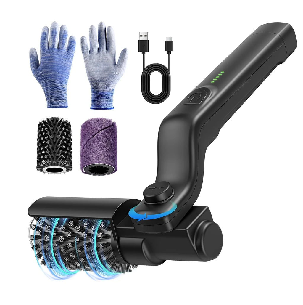 Electric BBQ Cleaning Brush, Rotating BBQ Cleaning Tool, 3 Speed Settings, 2600mAh, Suitable for Outdoor BBQ Grills, Steam BBQ Cleaning Brush Accessories
