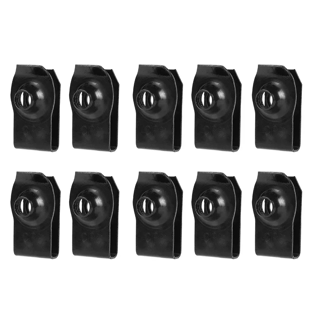 Car Body Bolts U Type Nut Clips M6 Automobile Bumper Fender Rivet Engine Cover Undertray Splash Shield Guard Liner Screws Clips