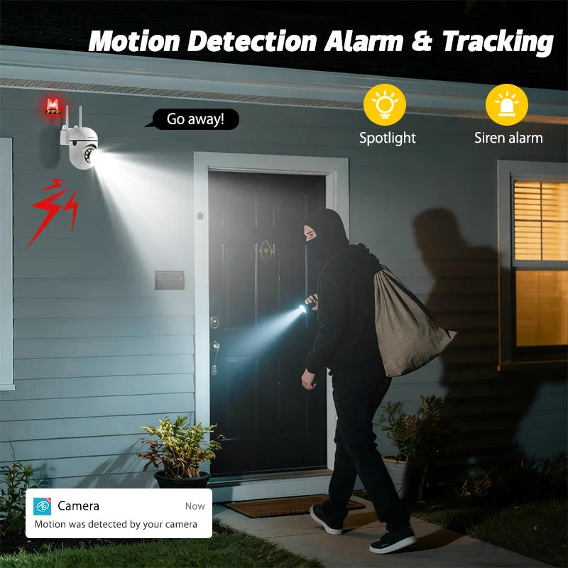 SZSINOCAM 3MP Wifi IP Wireless Security Surveillance PTZ Camera 4X Zoom Cameras Tracking Two-way Audio HD Night Color Camera